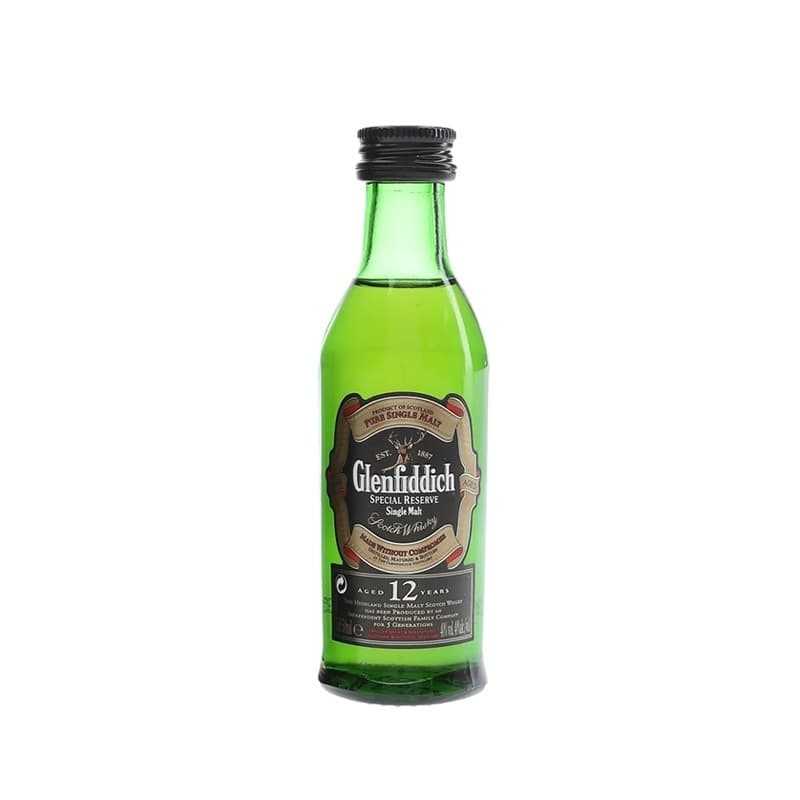 格蘭菲迪12年迷你酒(舊版) 50ml - 酒酒酒全台最大的酒品詢價網